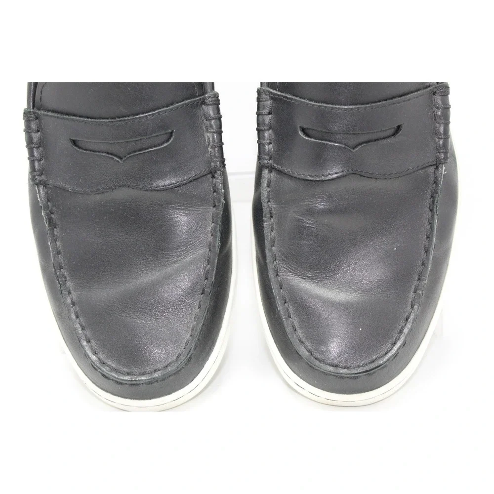 Cole Haan Grand.OS Mens Black Leather Penny Loafers Sneakers C22750 Size 11M